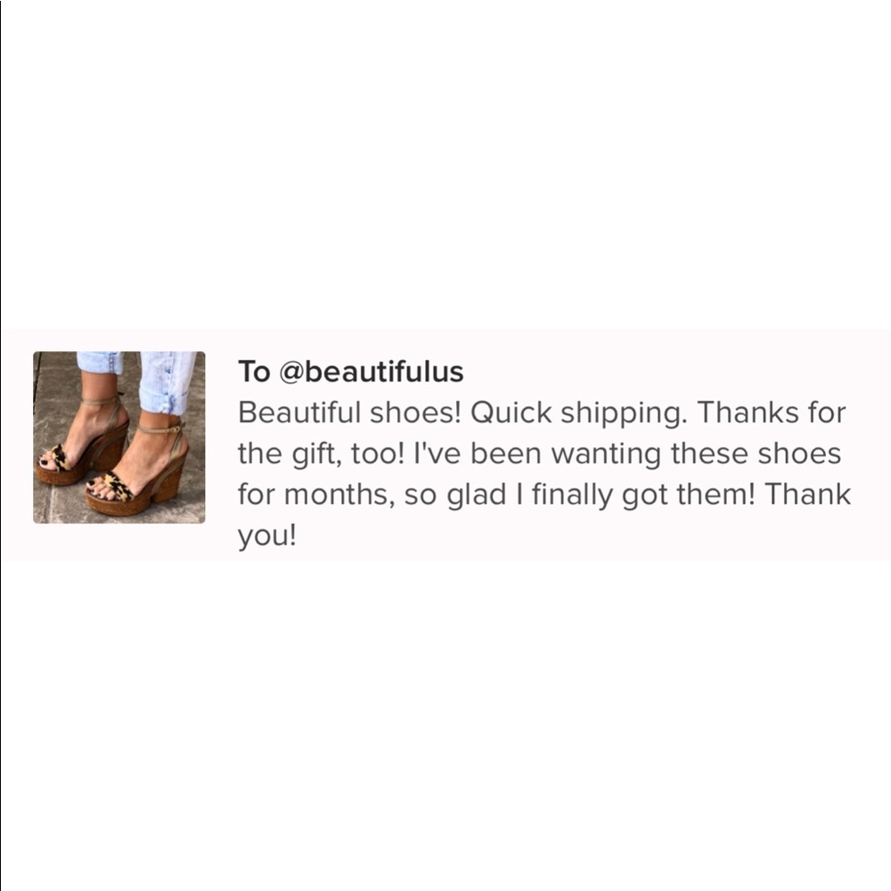 Boho Chic Cheetah Calf Hair Platform Wedge - Picture 8 of 8